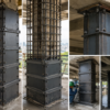 Steel jacketing services for strengthening RCC columns in an industrial structure compared with conventional RCC jacketing methods.